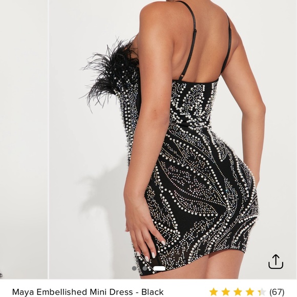 Embellished Mini Dress - Picture 2 of 2